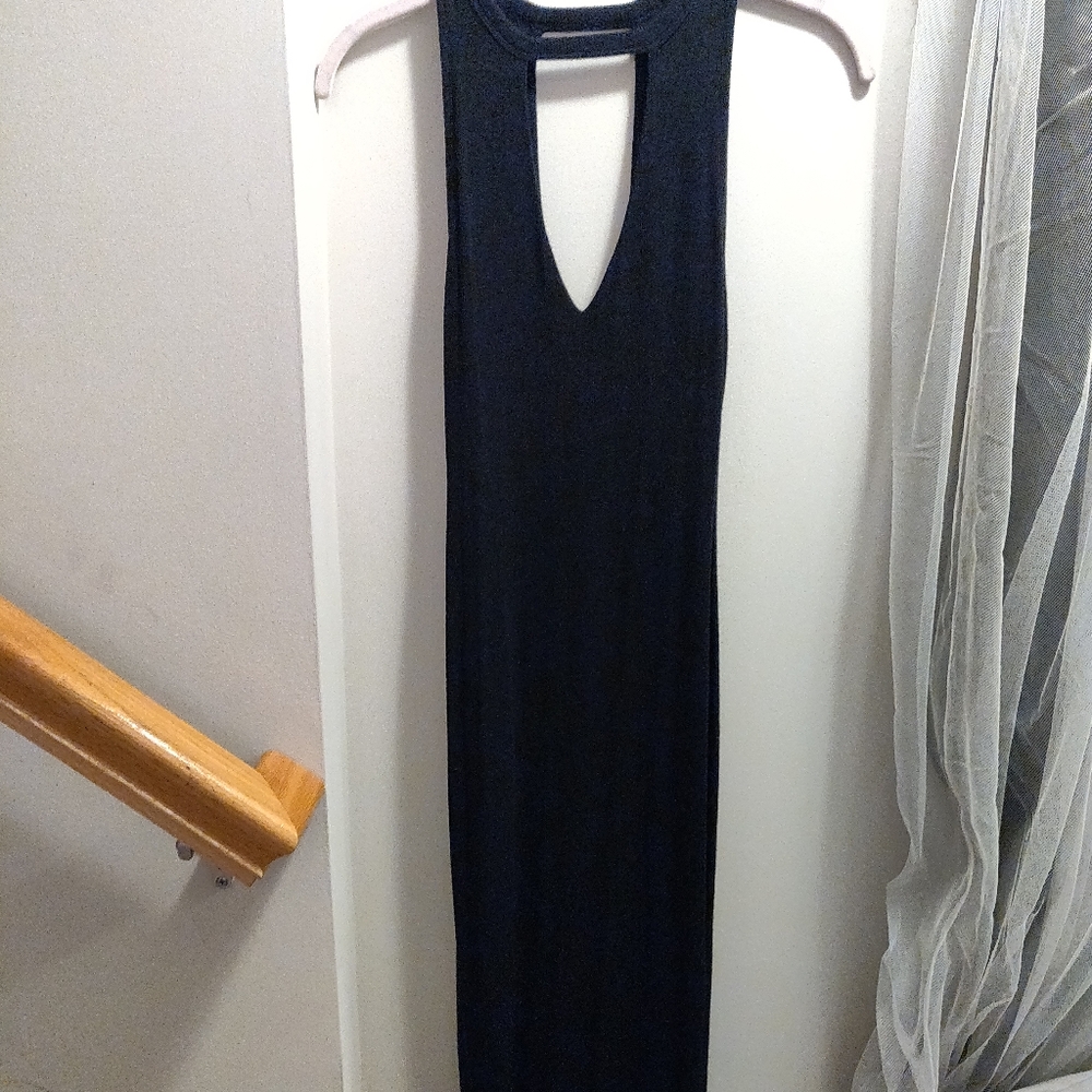 Low Cut Bandage Midi Dress